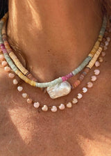 OPAL HEART NECKLACE