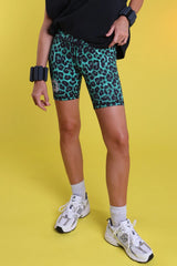 LEO GREEN GYM SHORT