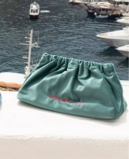 VELVET CLUCH BAG
