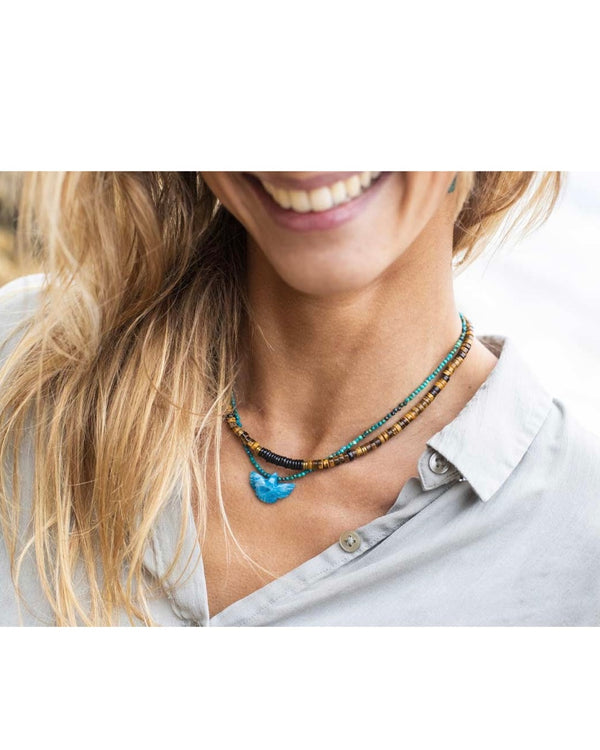 CONDOR LAPIS LAZULI FACETED NECKLACE