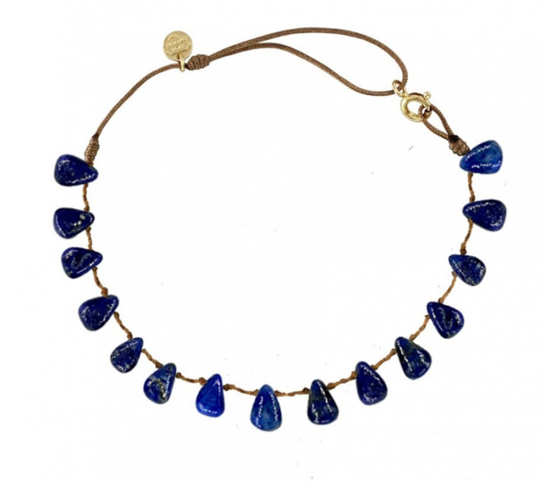 LAPIS LAZULI DROP ANKLE
