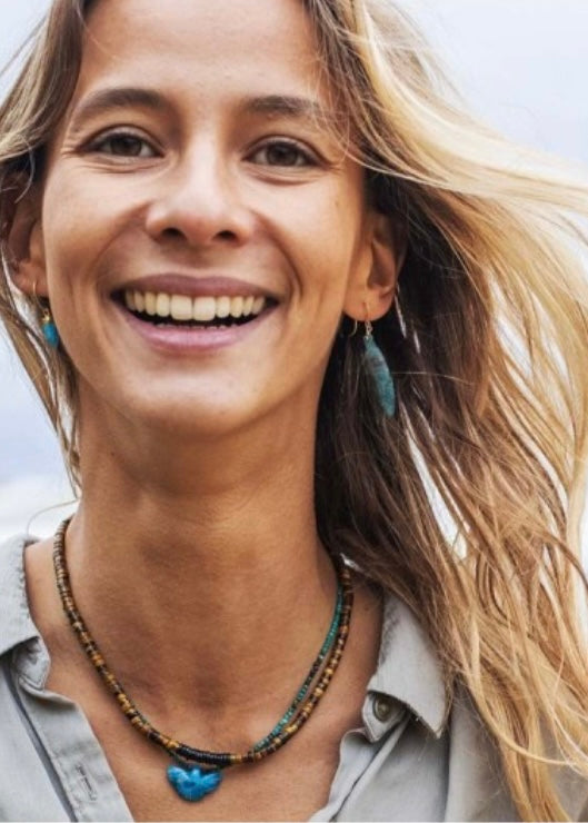 PLUME FEATHER EARRING