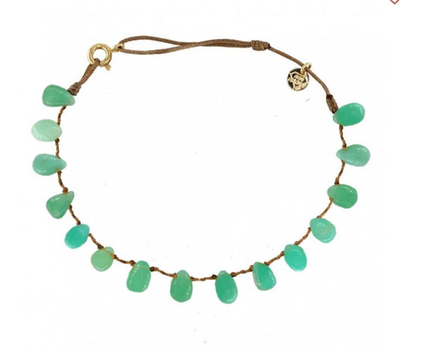 CHRYSOPRASE DROP ANKLE
