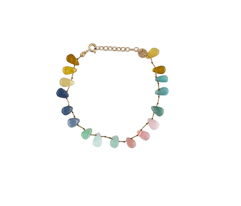 MULTICOLOR OPAL DROP BRACELET