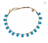 TURQUOISE DROP ANKLE