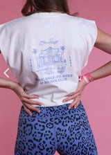 WHITE LAGUNA SLEEVELESS TSHIRT