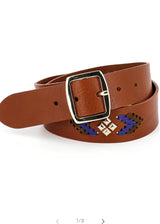 Maya leather belt