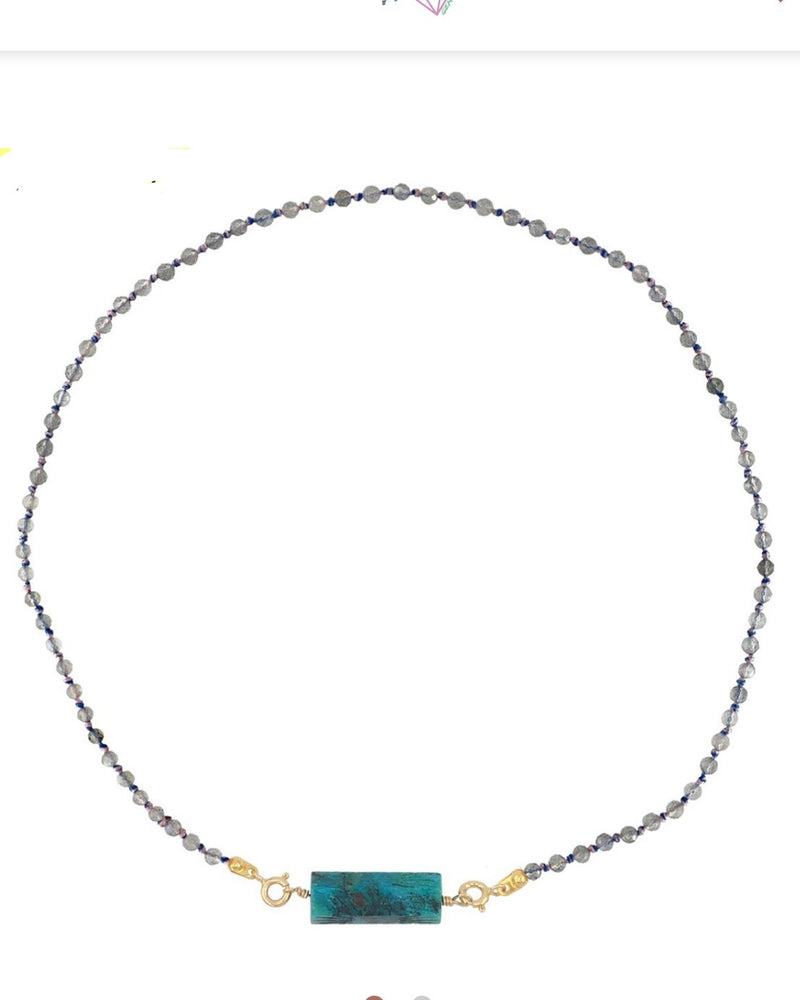 ROLLA BOLLA CHRYSOCOLLA AND CANDIES LABRADORITE