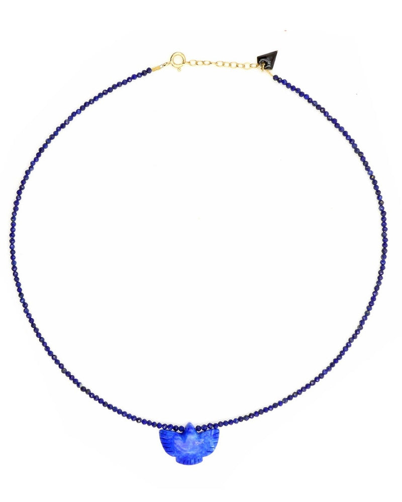 CONDOR LAPIS LAZULI FACETED NECKLACE