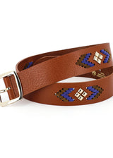 Maya leather belt