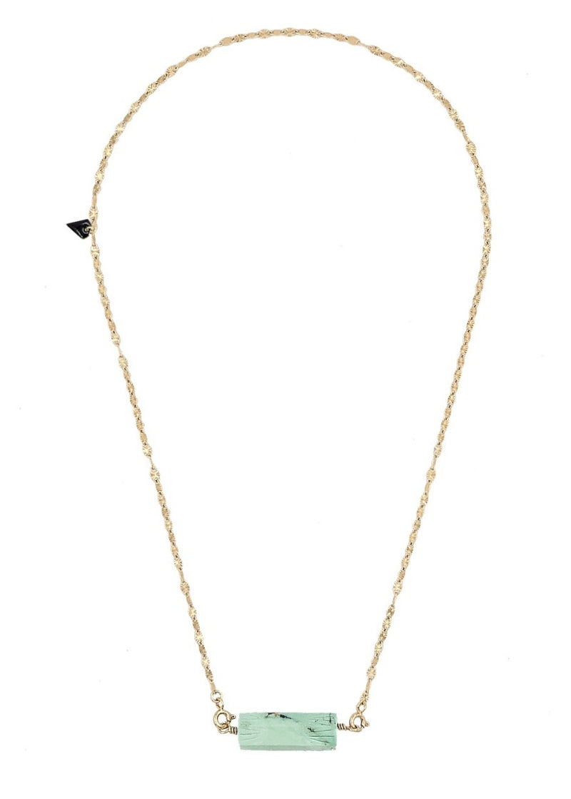 Turquoise and Sun Rola Bola Necklace