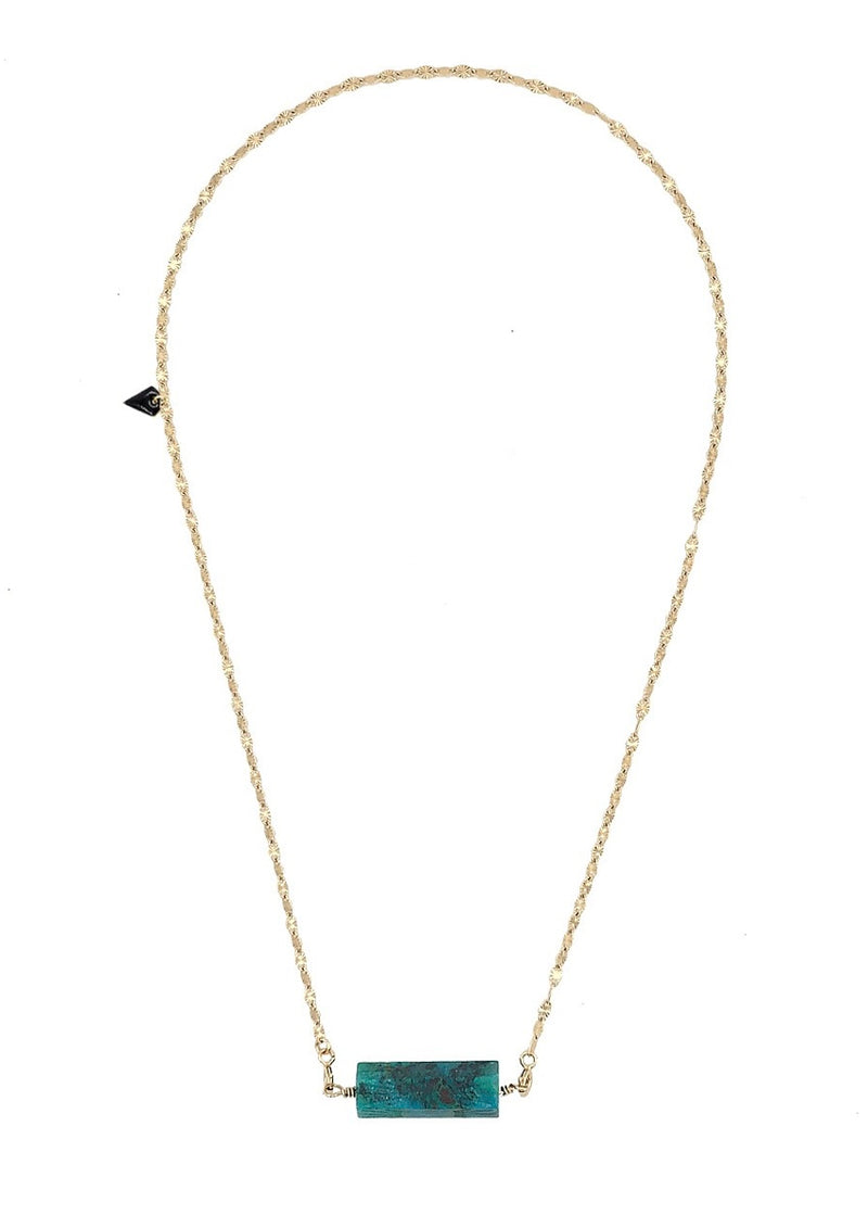 ROLLA BOLLA CHRYSOCOLLA AND SOLEIL CHAIN