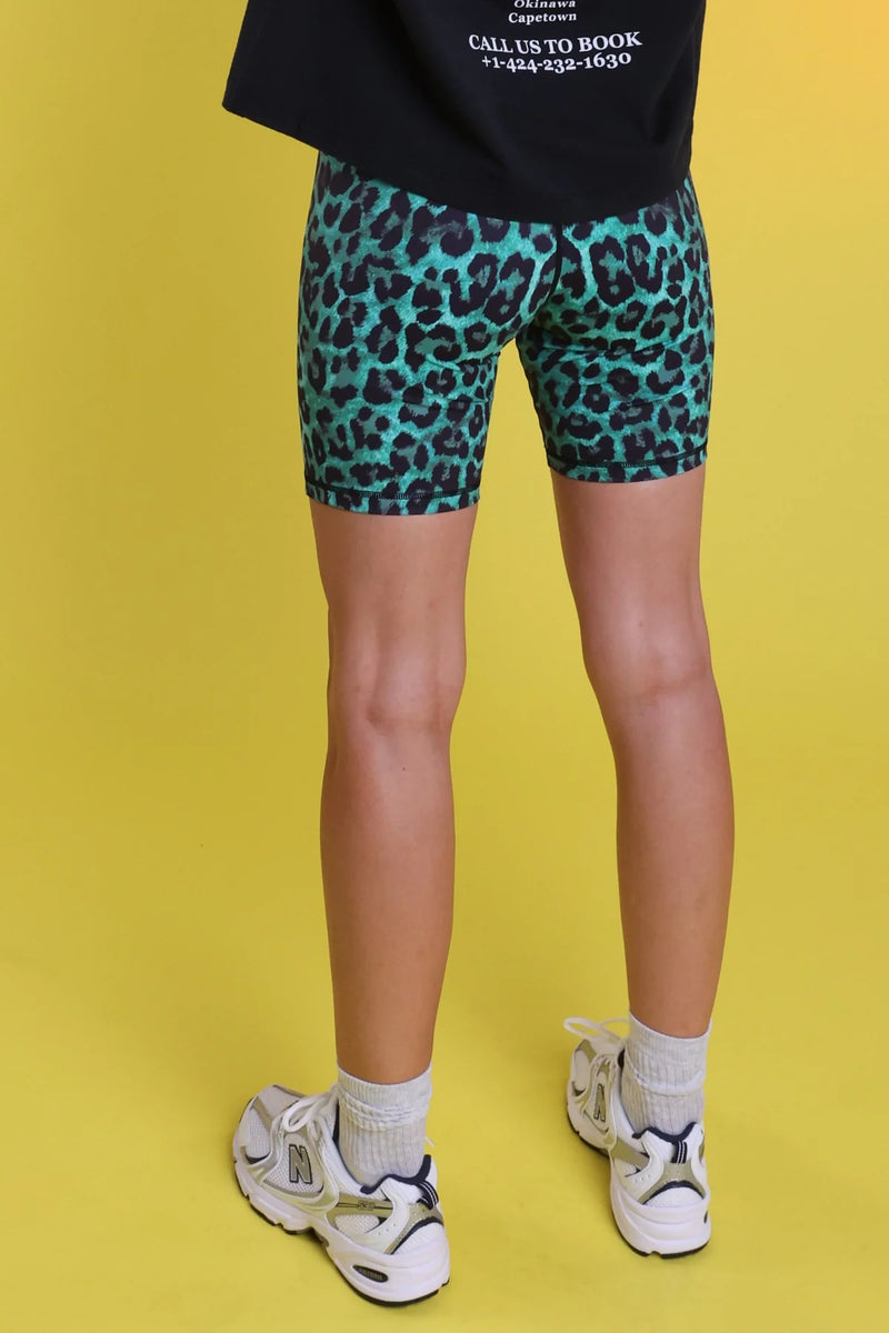 LEO GREEN GYM SHORT