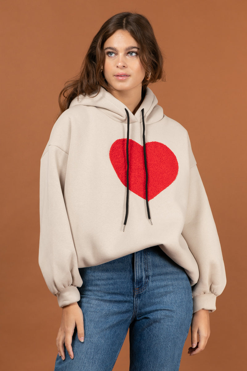 Heart hoodie