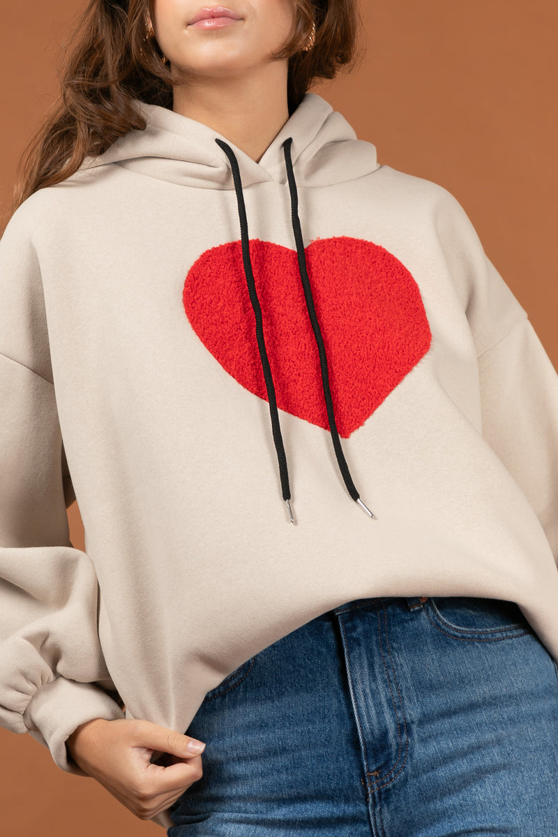 Heart hoodie
