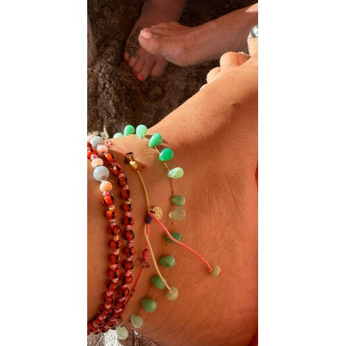 CHRYSOPRASE DROP ANKLE