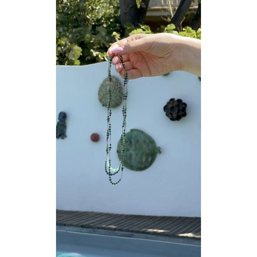 CHRYSOPRASE SECTION NECKLACE