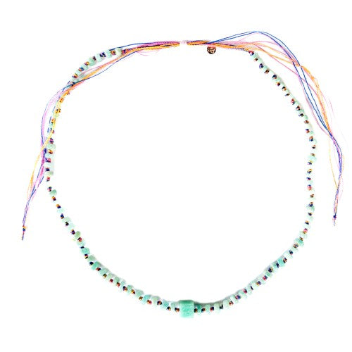 CANDIES CUBE AMAZONITE NECKLACE