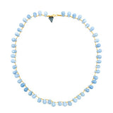 BLUE OPAL DROP NECKLACE