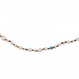 CANDIES NECKLACE IN NATURAL FRESHWATER PEARL AND TURQUOISE