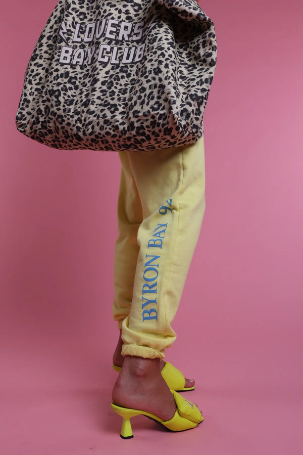 YELLOW BAYRON BAY CREW JOGGING